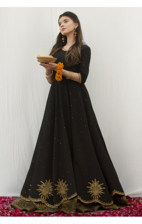 Black Anarkali Outfit